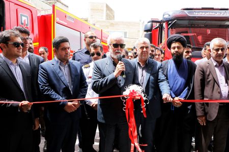 تجهیز آتشنشانی شیراز با ایستگاه ۲۵ و نردبان اطفای حریق ۵۶ متری؛ گامی بلند در ارتقای ایمنی کلانشهر جنوب atashneshani shiraz 8