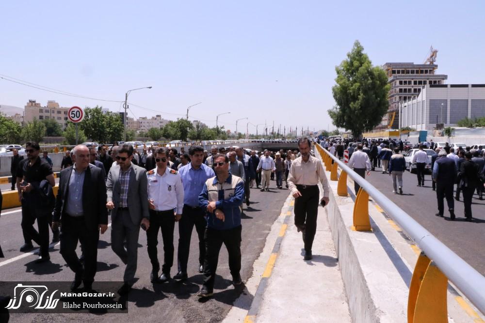 افتتاح زیرگذر شهید فریدون عباسی در شیراز؛ گامی در کاهش گرههای ترافیکی و توسعه زیرساخت شهری 7