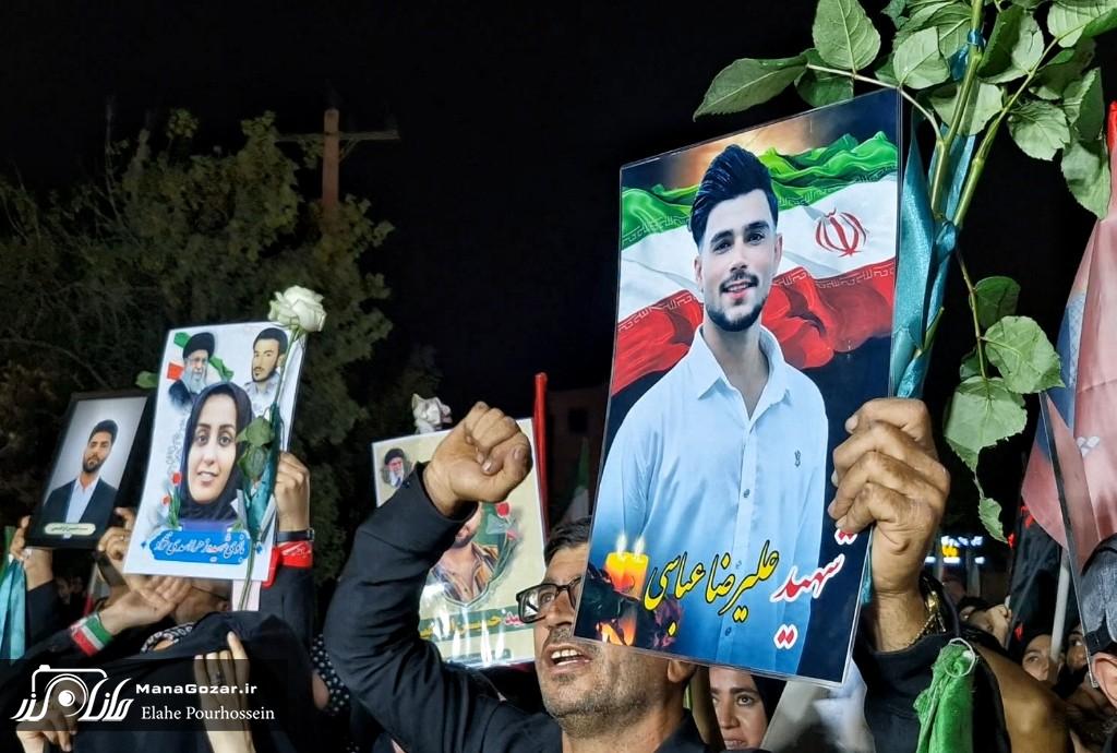 حضور خانوادههای شهدای لامرد در تجمع همبستگی ملی کانون رهپویان وصال شیراز 4 20260702 224953