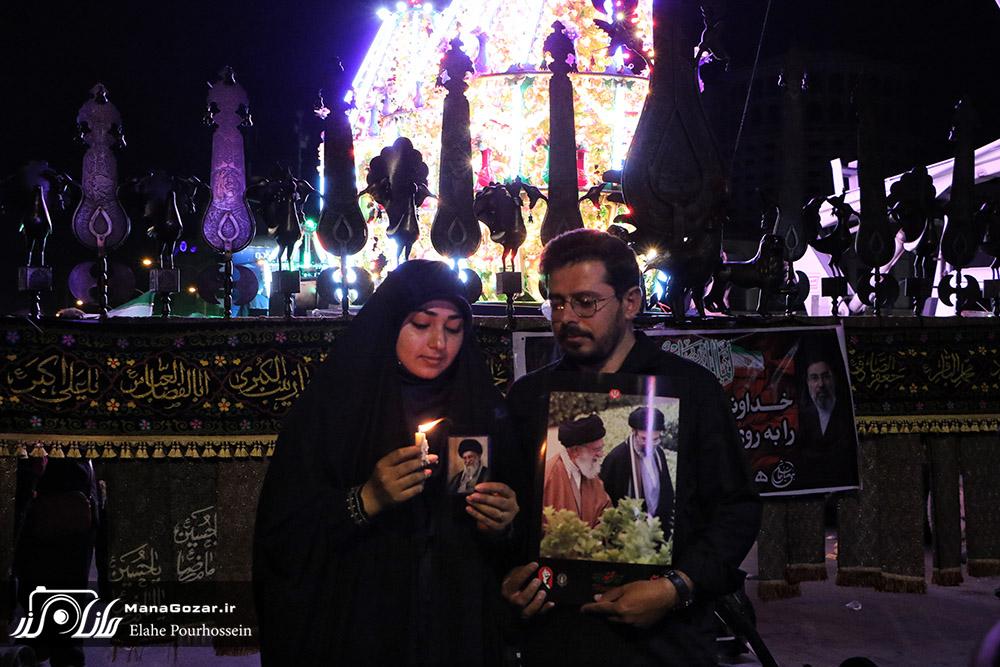 مراسم شام غریبان و جاماندگان بدرقه آقای شهید ایران 17 rahbar shahid 16