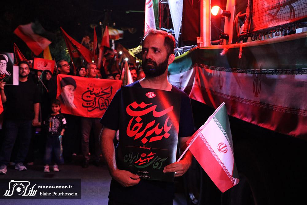 مراسم شام غریبان و جاماندگان بدرقه آقای شهید ایران 1 rahbar shahid 7