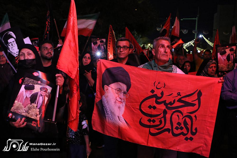 مراسم شام غریبان و جاماندگان بدرقه آقای شهید ایران 10 rahbar shahid 9